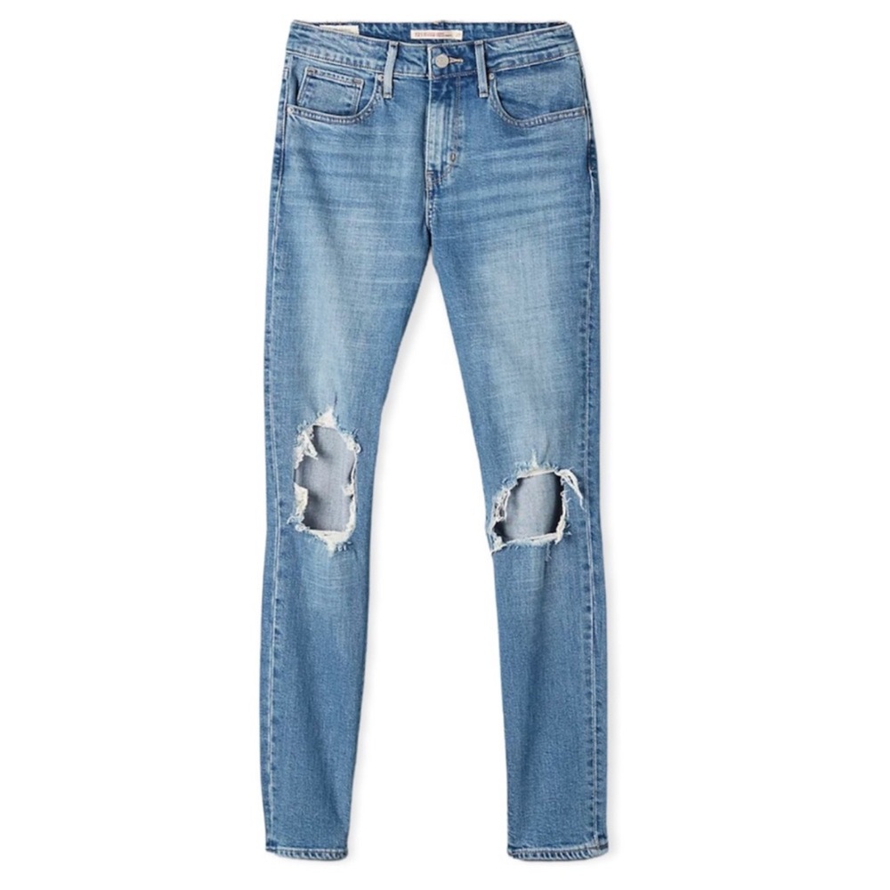 Levi's Premium Women's High Rise Skinny Jeans - Dark Blue